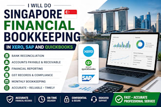 do singapore financial bookkeeping in xero, sap and quickbooks