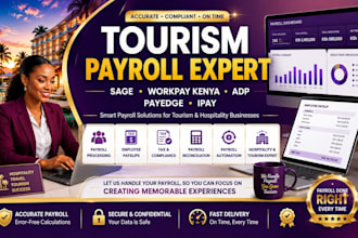 manage tourism payroll on sage workpay kenya adp payedge ipay