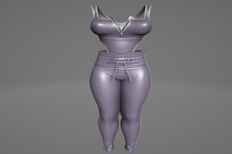 design and rig 3d second life clothing and mesh outfits
