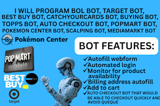 do mediamarkt auto buying bot, bol auto purchase, amazon auto checkout, shopping