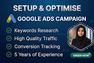 setup and manage google ads adwords ppc ads campaign