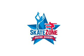 design skating academy club team logo