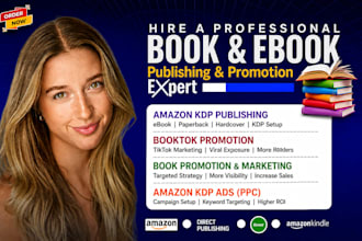amazon kdp book publishing, booktok promotion, book promotion for amazon kdp ads