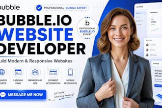 design bubble website bubble io website development bubble developer