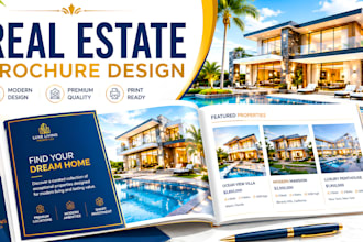 design professional product catalog real estate, brochure, magazine and lookbook