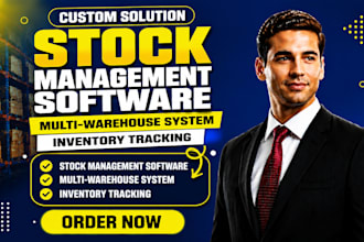 develop stock management software, multi warehouse system, inventory tracking
