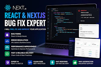 fix bugs in react and nextjs applications