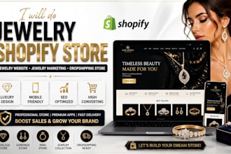 do jewelry shopify store, jewelry website, jewelry marketing, dropshipping store