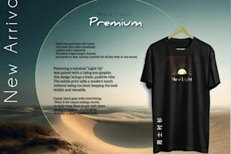 design custom tshirts and print ready design for your brand