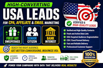 give premium gambler leads, sweepstak leads, loan leads, mca leads