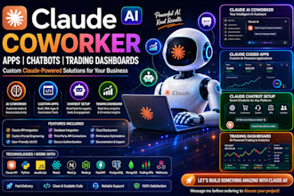 claude coworker claude coded app claude chatbot setup claude trading dashboard