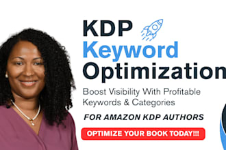 optimize amazon KDP profitable keywords and categories for your book