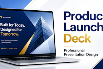 design product launch presentation, launch deck and product announcement deck