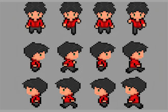 nsf pixel art animation game sprite sheet pixel asset