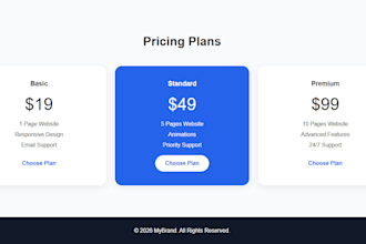 create a responsive landing page from figma, PSD,