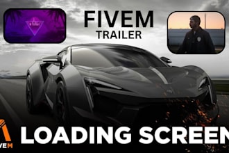 make awesome fivem cinematic trailer video loading screen fivem intro