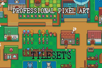 create pixel art tilesets, tilemaps and game assets for your game
