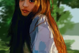 draw portraits and original characters