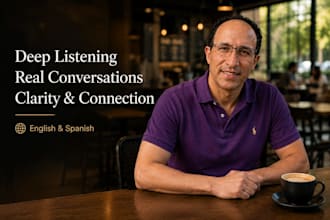 listen deeply and have a real, honest conversation with you