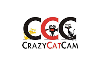 design top quality crazy fun cat logo with unlimited changes