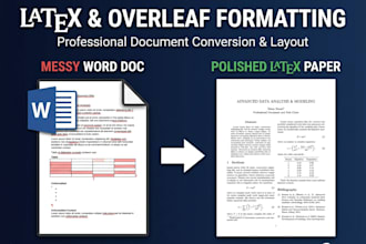convert any document into latex or overleaf