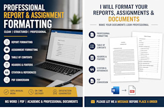 format, edit, and organize your reports, assignments, and documents