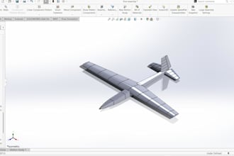 create 3d cad model in solidworks or catia for aerospace parts
