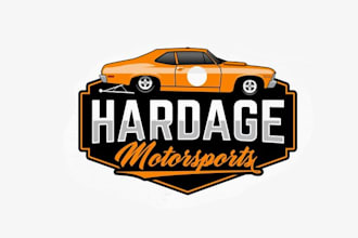 design attract motorsports shop logo