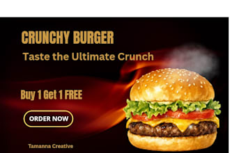 design eye catching food social media ads in canva