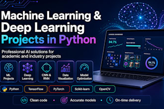 do machine learning and deep learning projects in python
