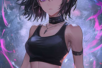 do a anime character