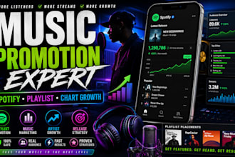 promote your music with spotify playlist pitching music chart marketing