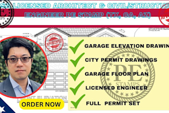 license architect civil structural engineer USA stamp texas california arizona