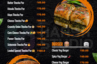 do premium food restaurant branding and cafe logo design