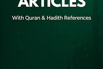 write SEO islamic articles, blog posts and quran reflections