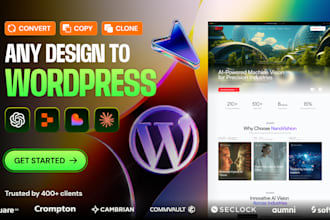 turn ai design into wordpress website using elementor pro