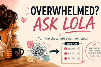 organize your overwhelmed thoughts into a simple action plan