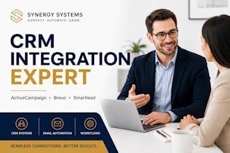 integrate activecampaign brevo smartlead CRM systems and email automation