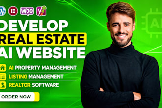 develop real estate ai website ai property management listing realtor software