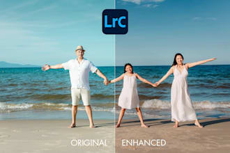 professionally enhance family, travel and vacation photos