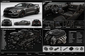 do automotive cad designs,custom vehicle models,3d car part,for manufacturing