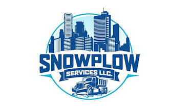 design corporate unique logo for snowplow services llc