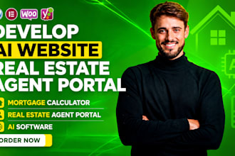 develop ai website real estate agent portal mortgage calculator ai software