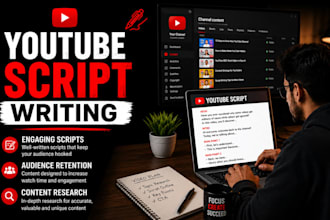 create SEO content, blog posts and youtube scripts