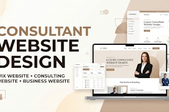 design wix consultant website for wix consulting website wix website