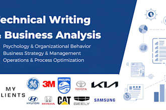 provide expert technical writing and company analysis reports