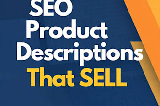 do amazon listing, shopify product SEO copywriting and description 10