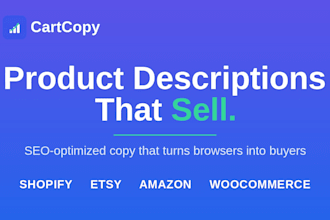 write SEO product descriptions that sell