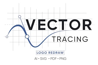 vector tracing  logo to ai pdf svg png