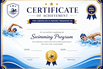 create premium achievement certificate designs